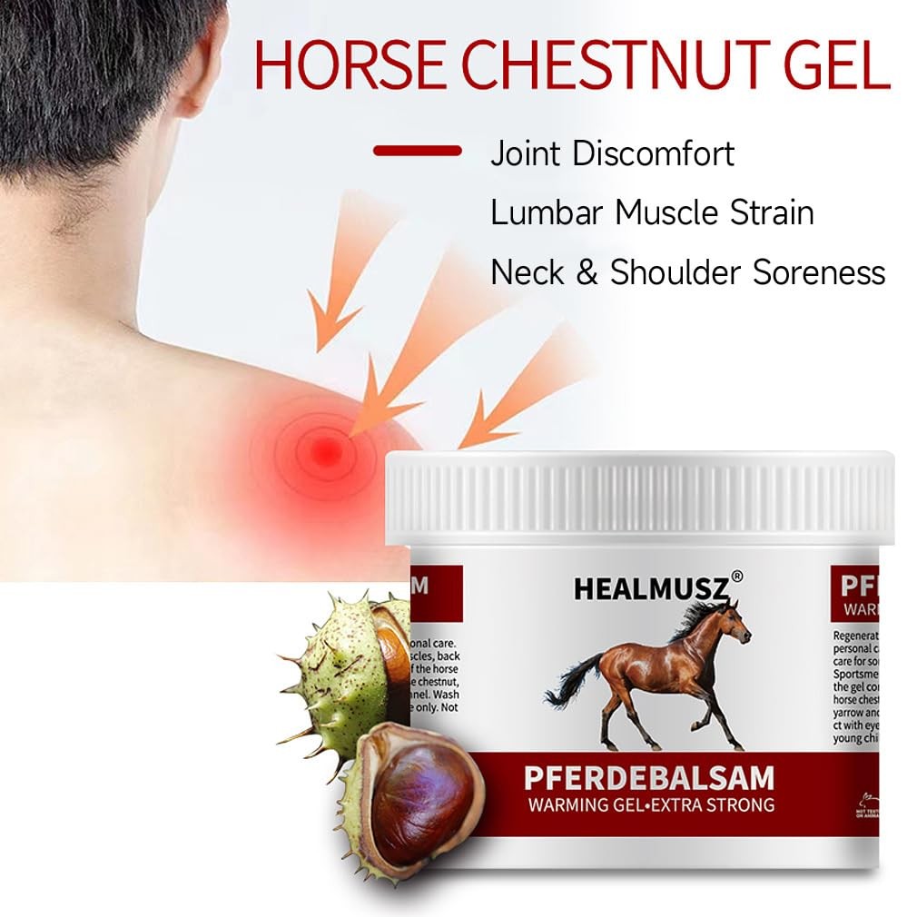 Pferdebalsam Horse Balm Gel, Extra Strength 8.8 Ounce (Pack of 2), Red