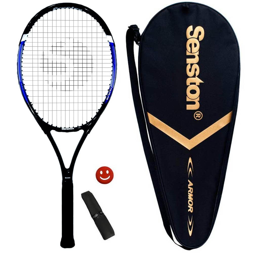 27 Inch Tennis Set for Beginners & Recreational Players Lightweight Tennis Racket with…