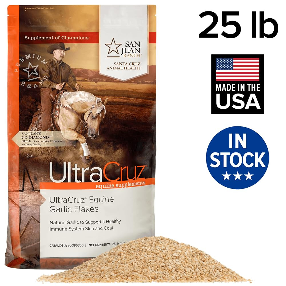 ® Equine Garlic Flakes, 25 Lb
