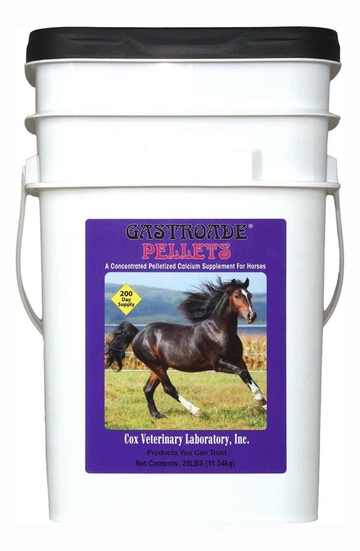 Cox Vet Lab Gastroade Pellets Horse Supplement 25-lb bucket