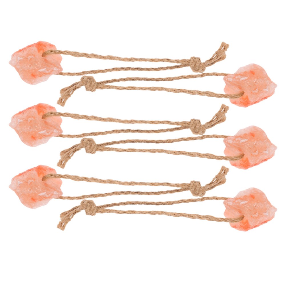 6Pcs Animal Salt Lick Blocks Mineral Salt for Livestock Deer Horse Cattle