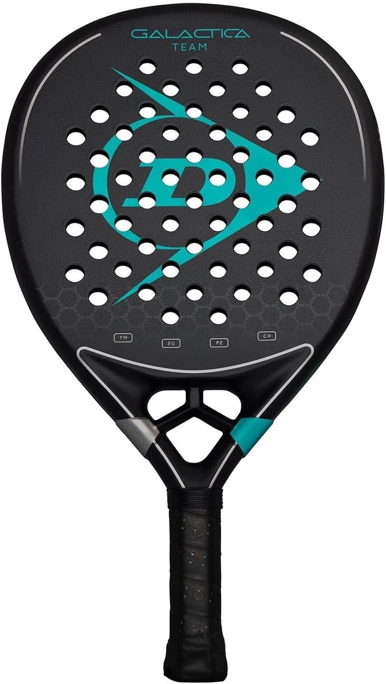 Dunlop Padel Racket Galactica Team, Petrol Green, Silver Foil