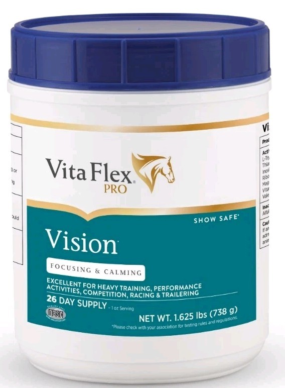 Vita Flex PRO Vision Focusing & Calming Horse Supplement 1.625 lbs 26 Day Supply