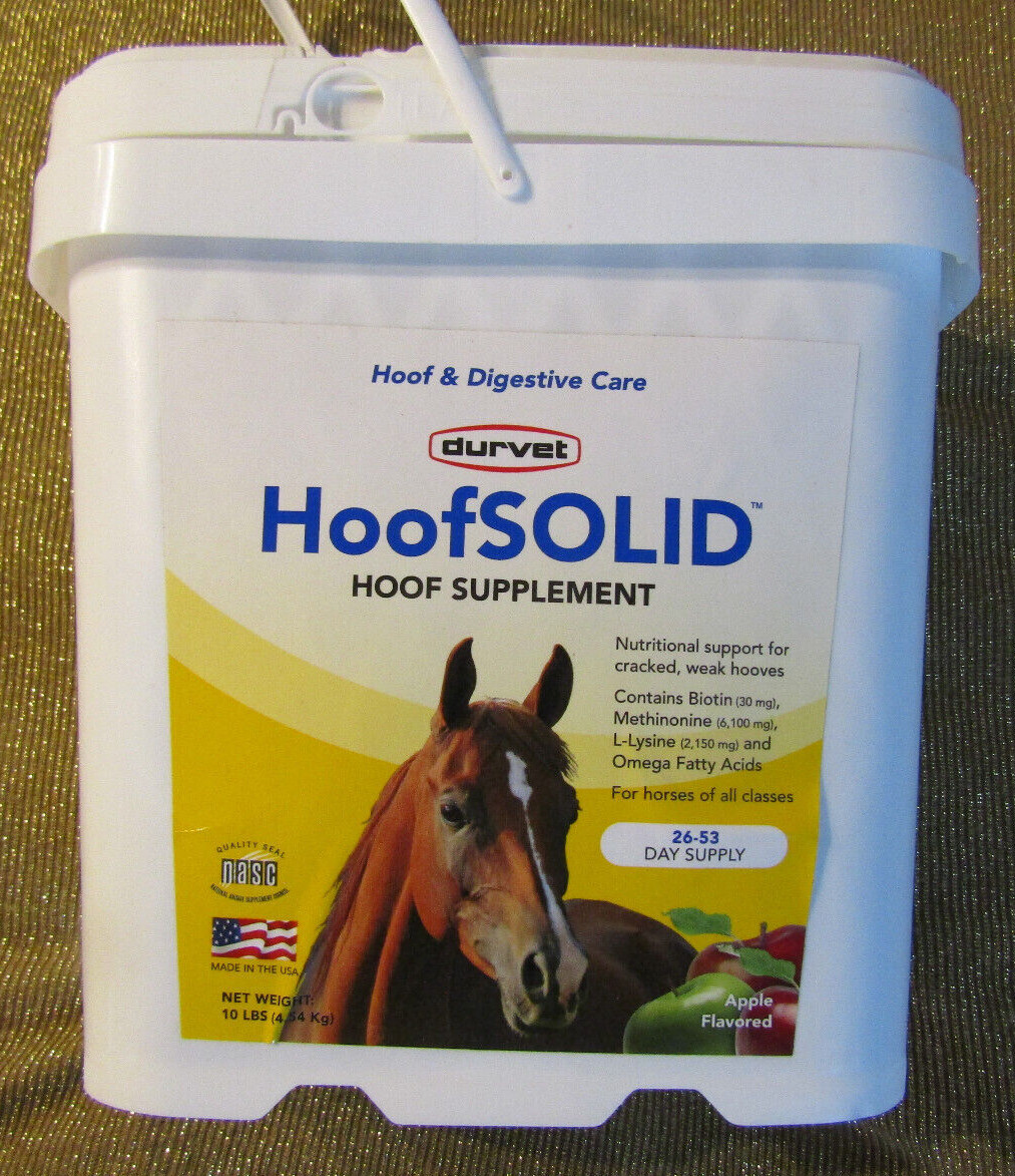 Hoof Supplement (10-POUNDS) Horse Health DURVET Hoof & Digestive Care ,HoofSolid