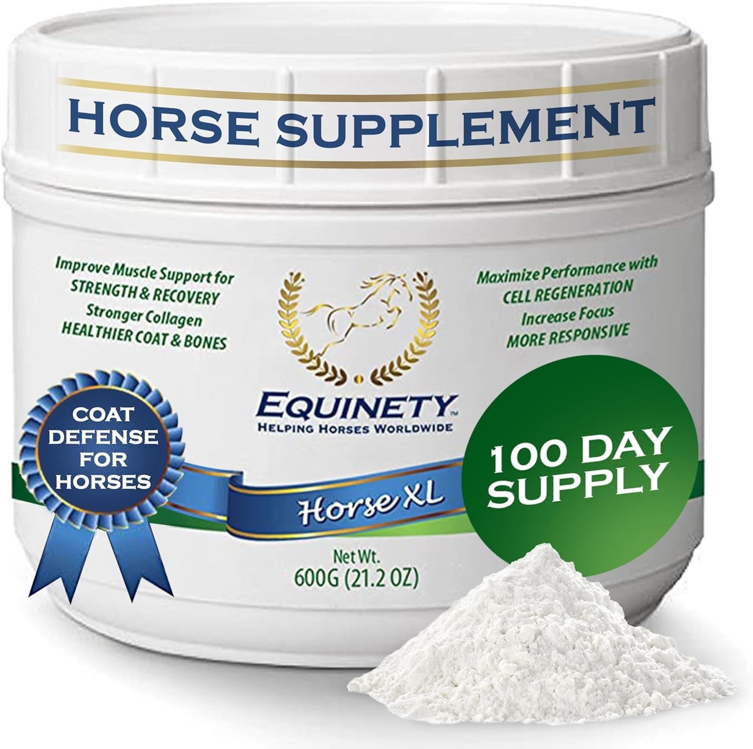 Equinety Horse Supplement with 8 Essential Amino Acids Joint Hoof Gut Coat