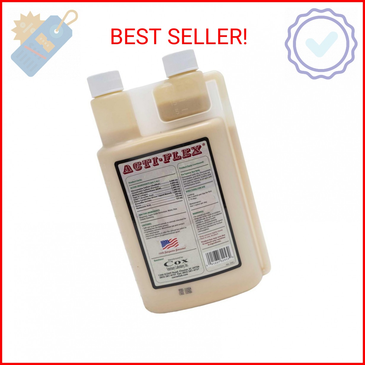 COX VETERINARY Acti Flex 4000 Solution 32 oz