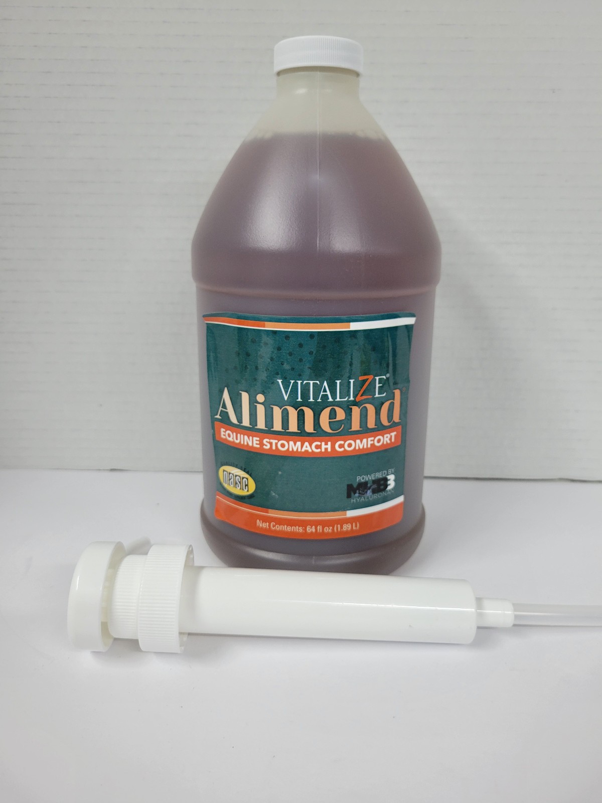 Vitalize Alimend – Horse Gastric & Equine Ulcer Support 64oz w/pump 08/25