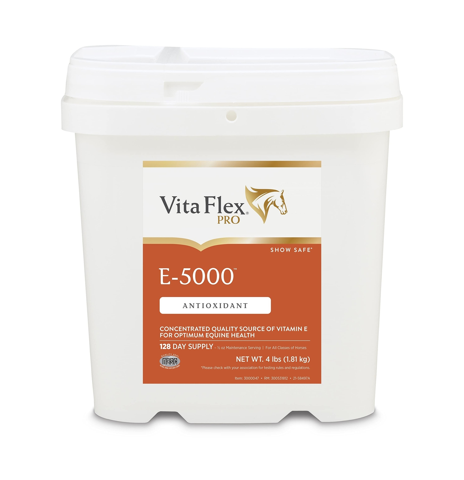 Vita Flex Pro E-5000 Premium Quality Horse Vitamin E, 4 lbs., 128-Day Supply