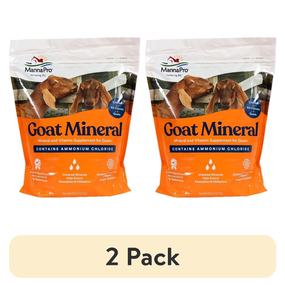 (2 pack) Goat Supplement, for All Classes of Goats, 8 lbs