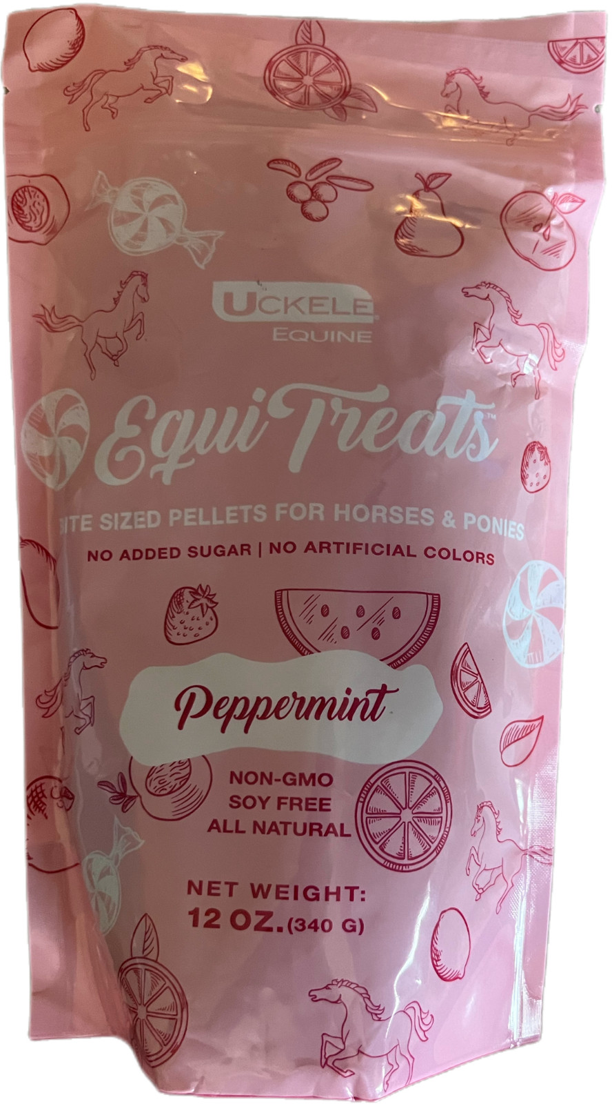 Uckele Equi Treats, for Horses, Peppermint, 12 Ounce Bag