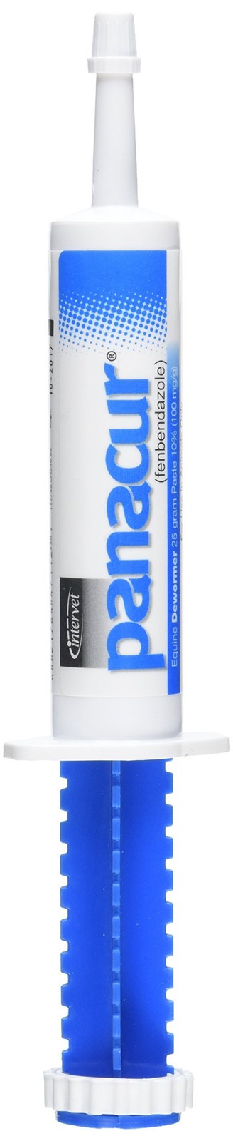 Panacur Dewormer Horse Paste 10%, 100mg 1 Count (Pack of 1), White