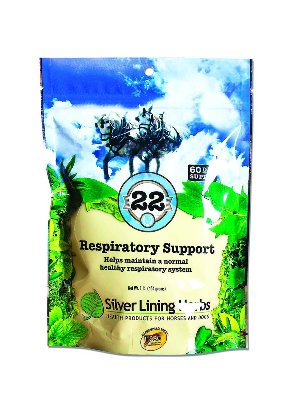 Silver Lining Herbs 22 Respiratory Support for Horses – Supports Normal Funct…