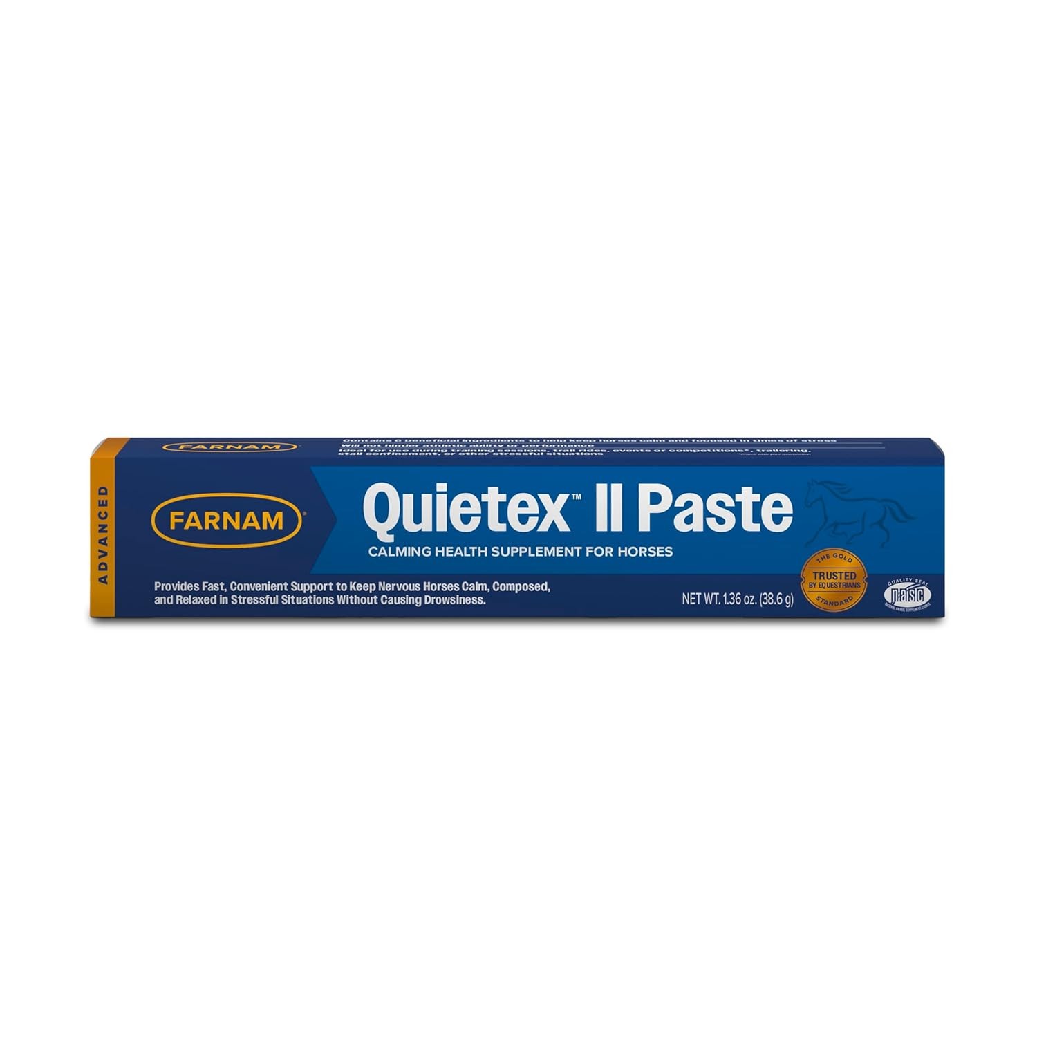 Farnam Quietex II Horse Calming Paste 32.5 ml Syringe Manage Horse Nervous