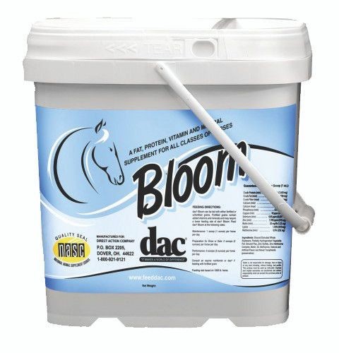 Dac Bloom 20 lb Horse Weight Gain Supplement Coat Shine Topline