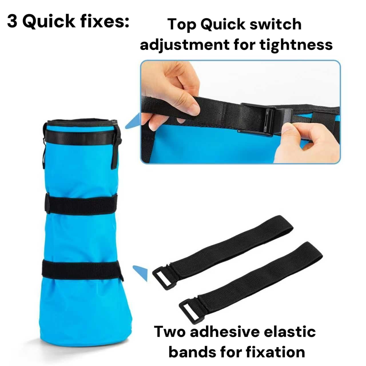 GARFTAI 2 Piece Easy Use Hoof Soaking Boot for Horses,Horse ice Boots,Horse h…