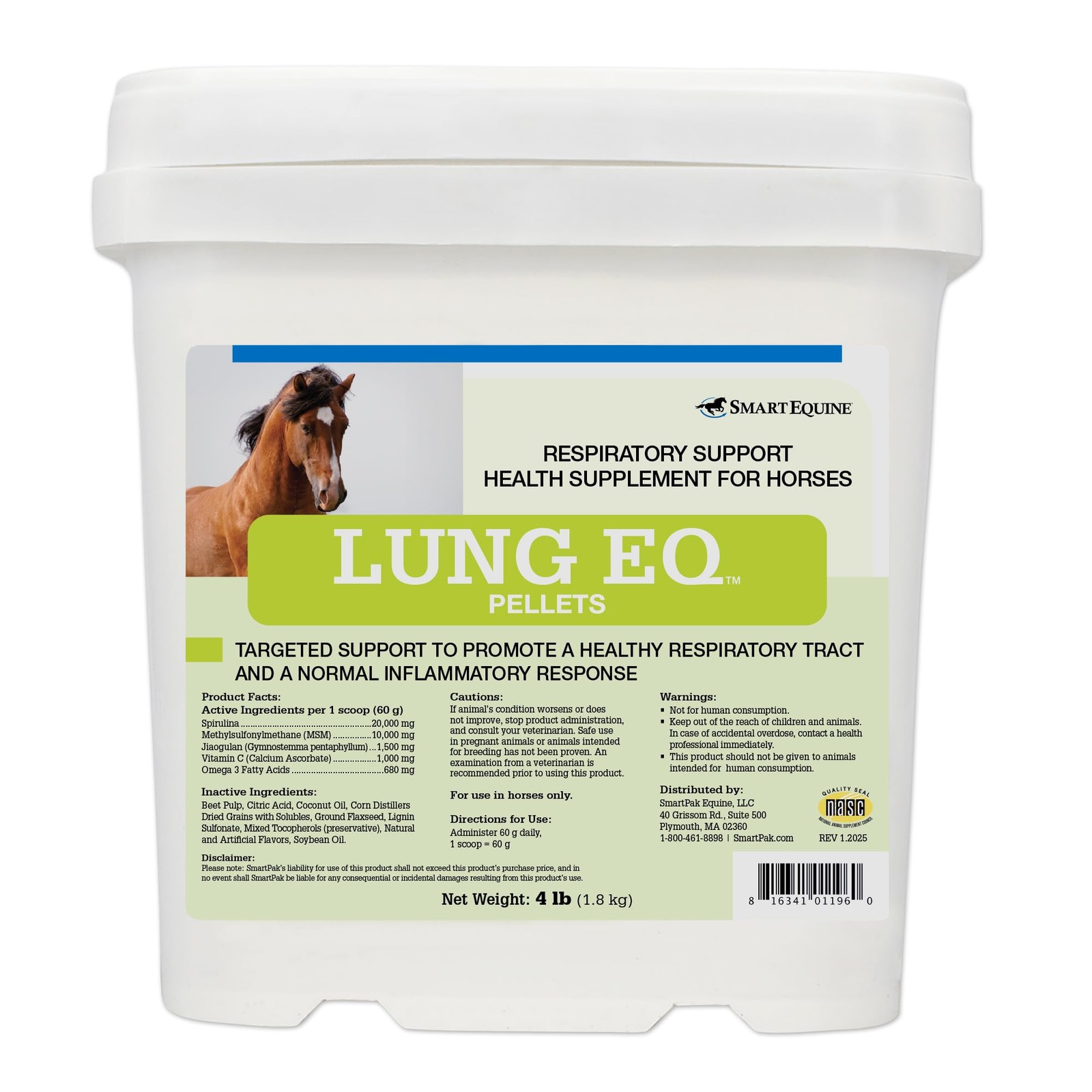 Lung EQ Pellets, 4 LB, 30 Servings
