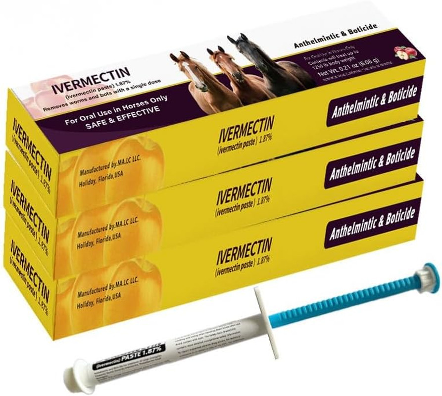 Paste for Horse Use Only, 1.87%-3 Pack (6.08g Each)