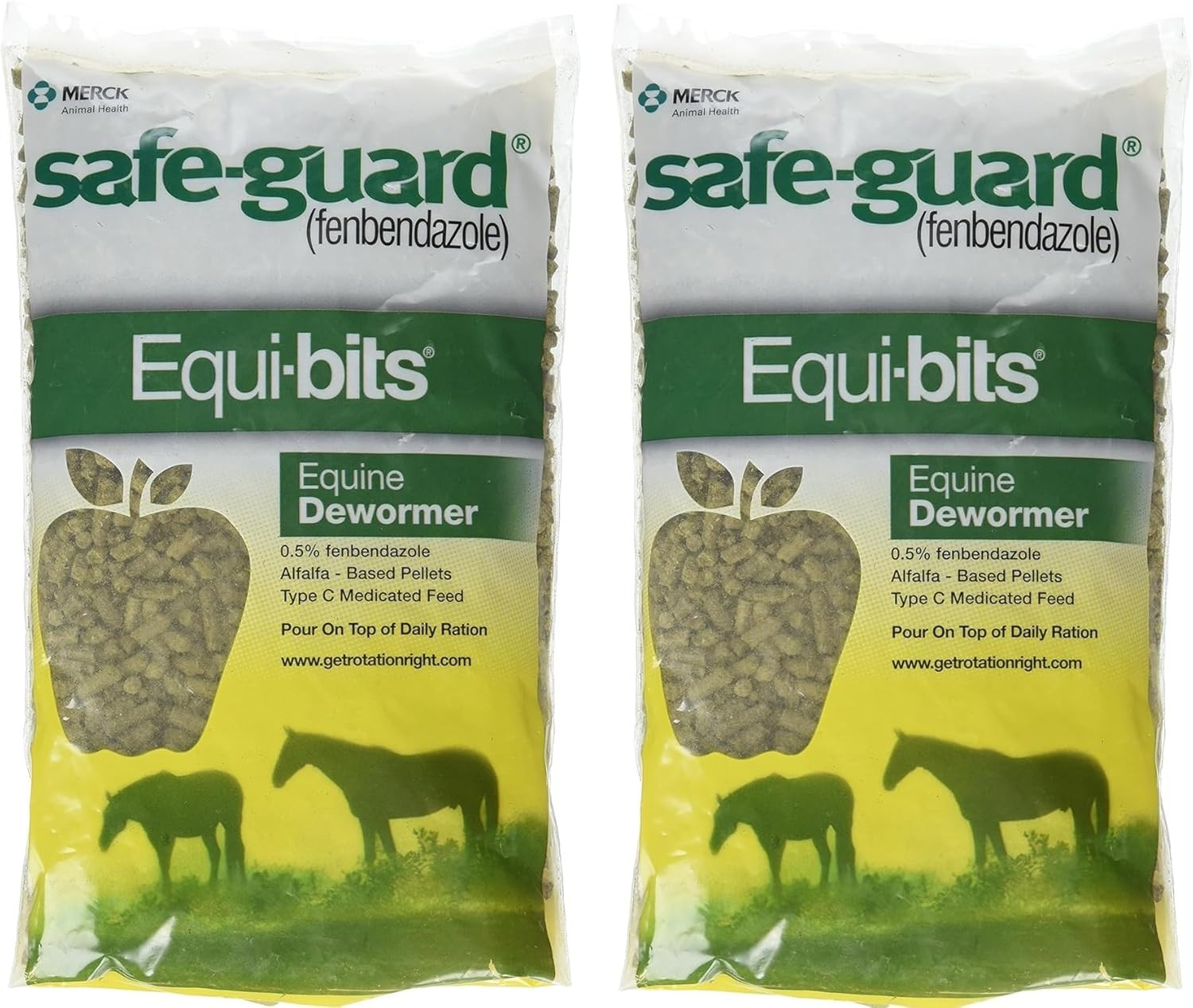 Safeguard Dewormer Pellets for Horses, 1.25-Pound (Pack of 2)
