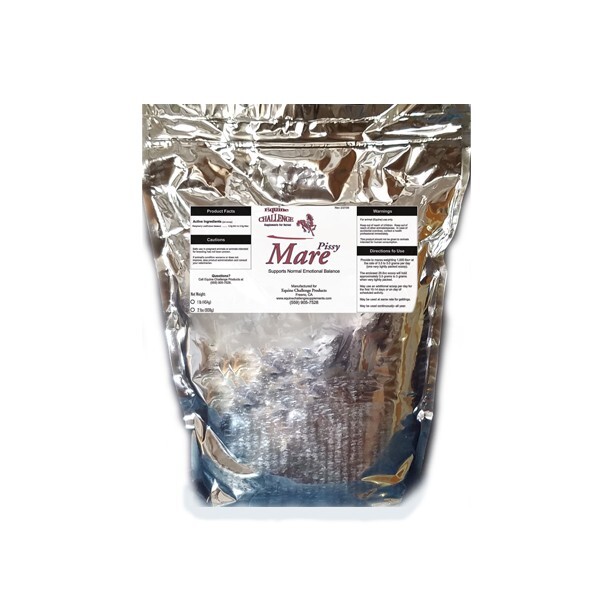Pissy Mare Herbal Horse Calming Supplement 1 lb. Foil Pouch