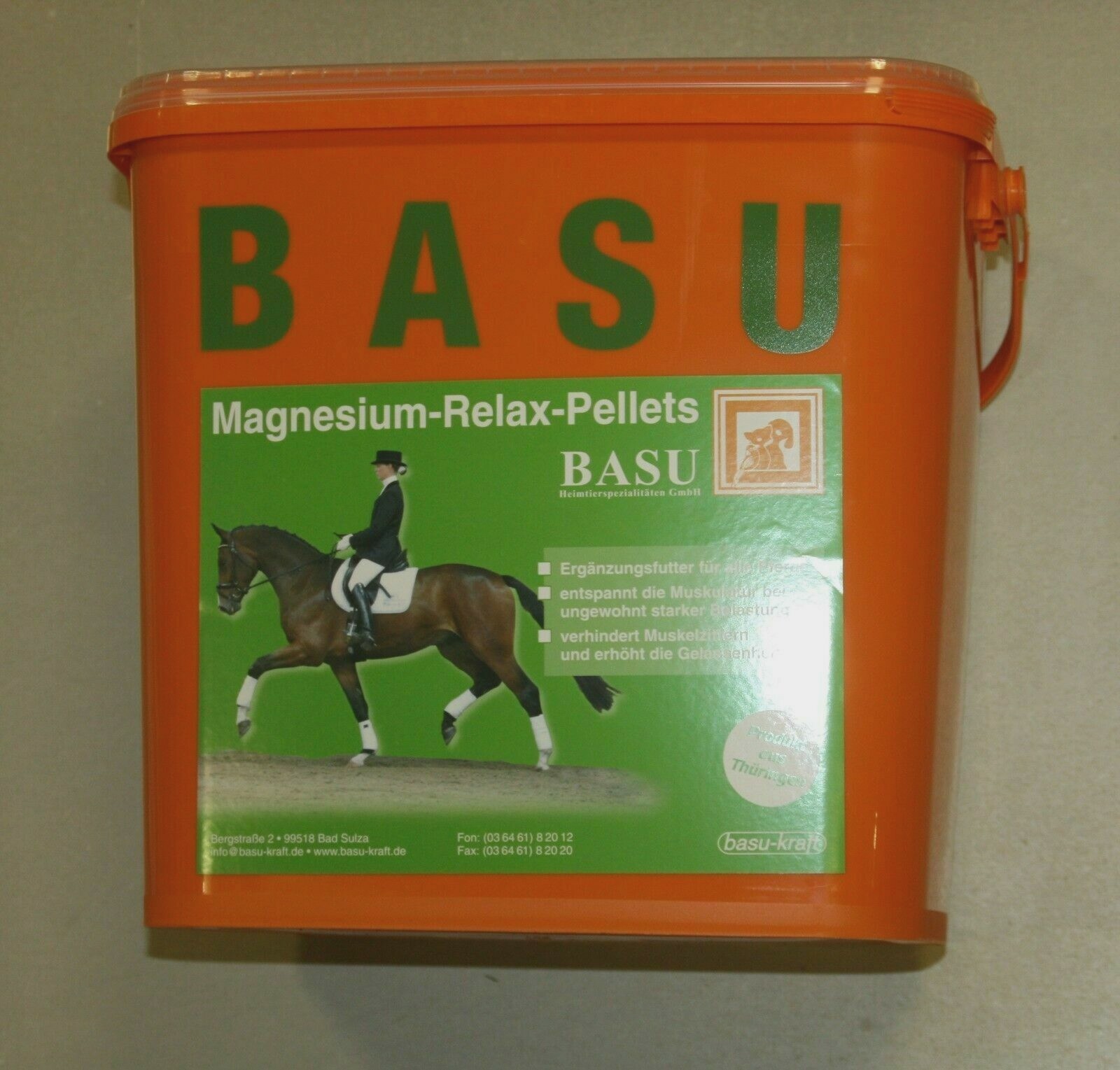 Magnesium für Pferde und Ponys Relax 8 kg power für die Muskeln und Nerven Mg