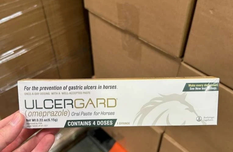 ULCERGARD Oral Paste for Horse Stomach Ulcers 1.8mg .22oz 4 DOSE New GENUINE..