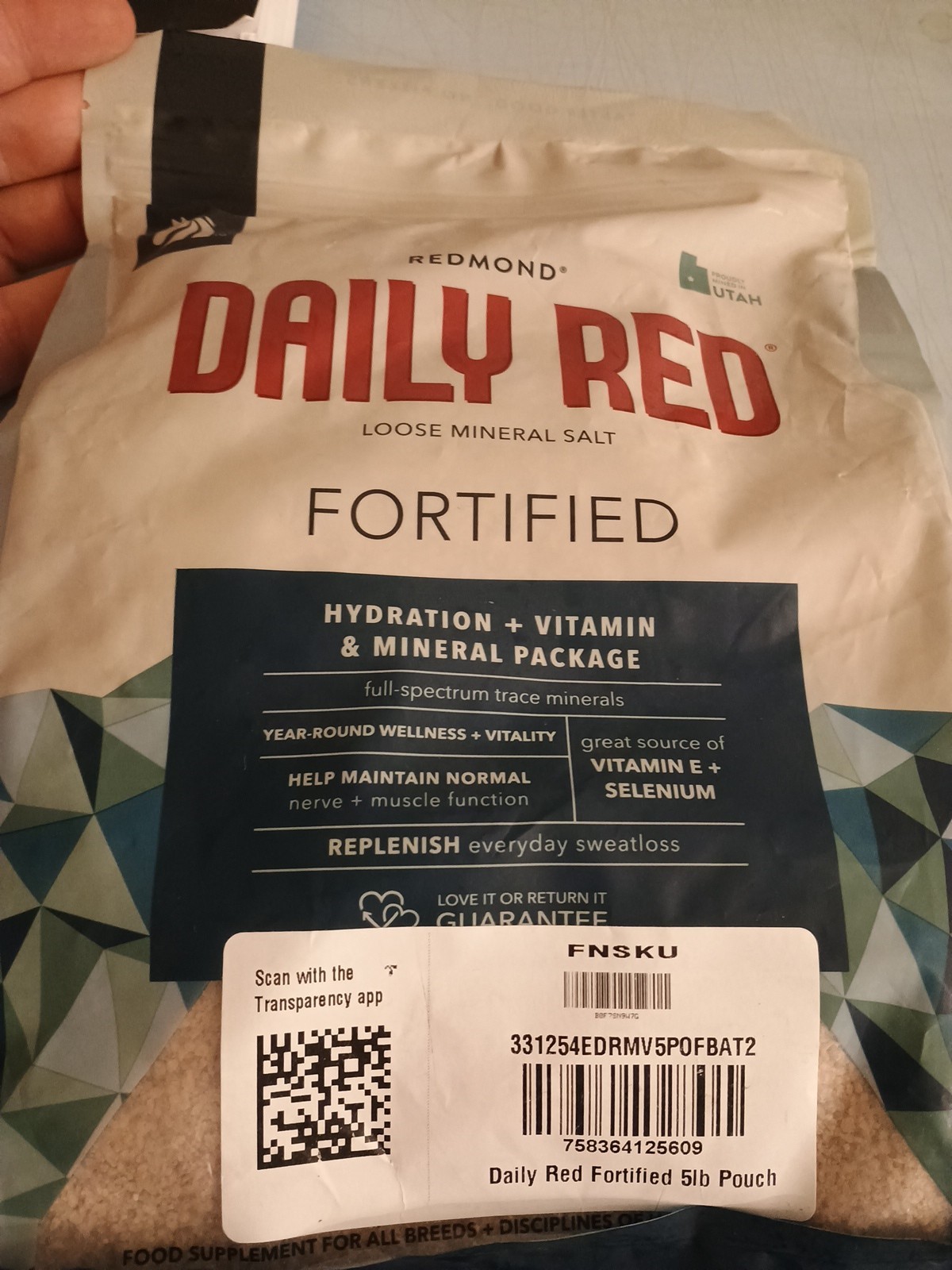 Redmond Daily Red Fortified Vitamin & Mineral Horse Supplement 5lb