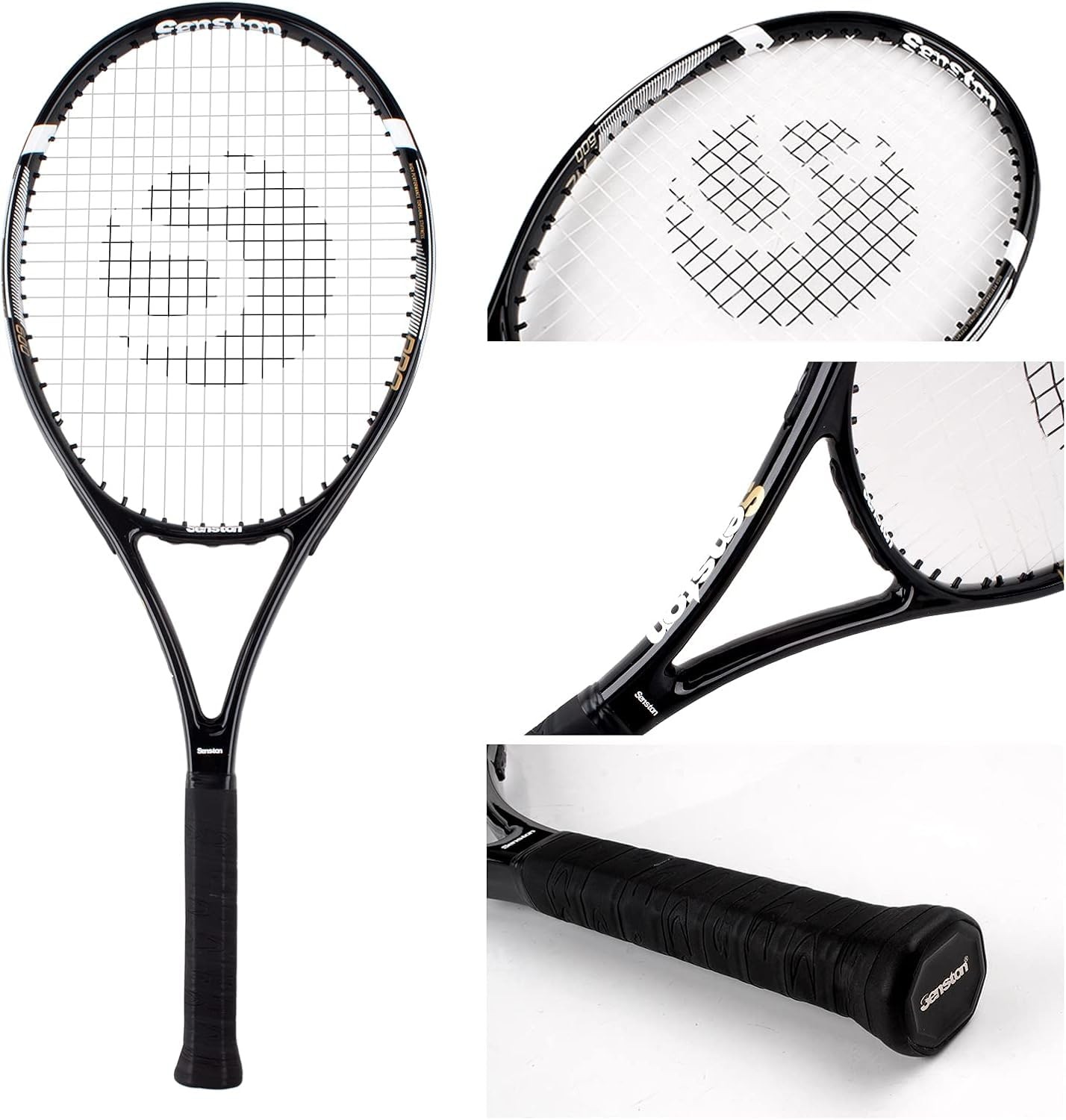 27 Inch Tennis Set for Beginners & Recreational Players Lightweight Tennis Racket with…