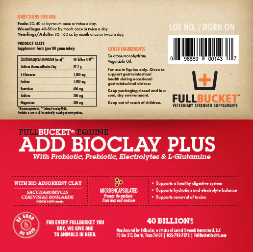FullBucket Equine ADD Bioclay Plus Veterinary Strength Supplement, 80gm