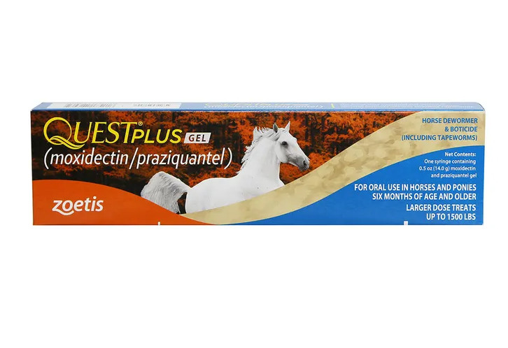 (6 BOX) Quest Plus Gel Horse Wormer & Boticide Moxidectin Equine Paste exp 2027+