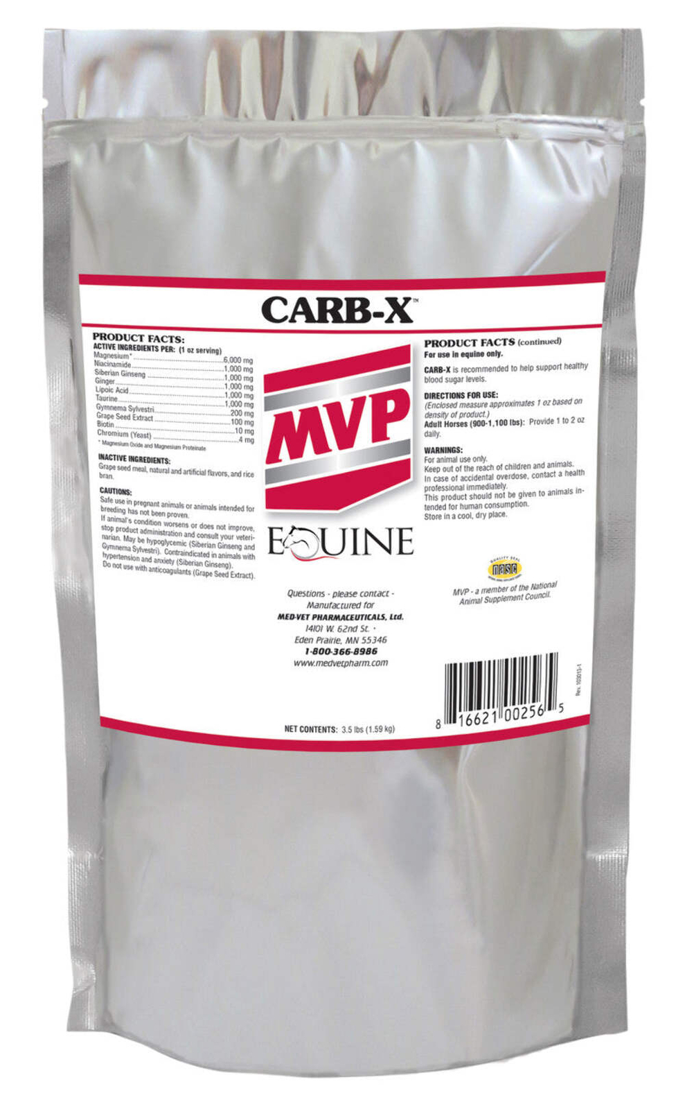 MVP – Carb-X (Meal)
