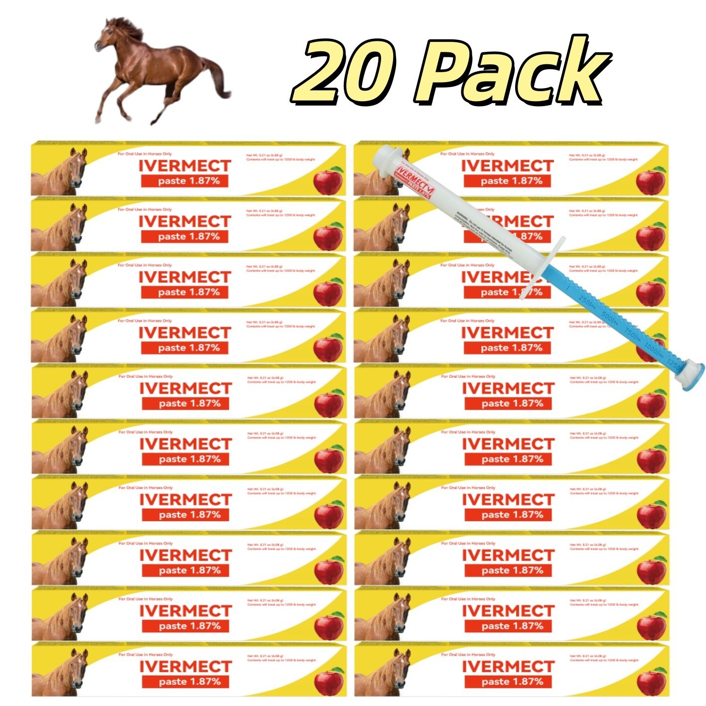 20 pack – Horse repellent – Long term effectiveness – Discounted actual-1/2028