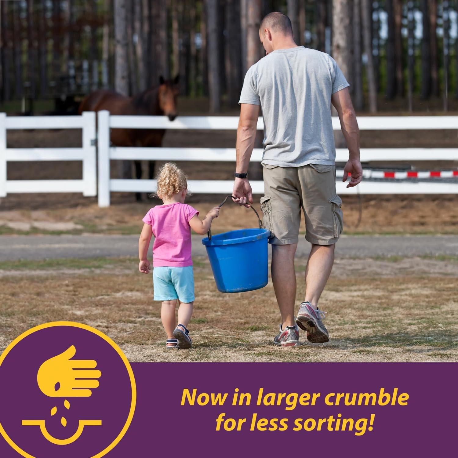 Biotin Hoof Supplement for Strong Hooves and Healthy Growth, 48 Days