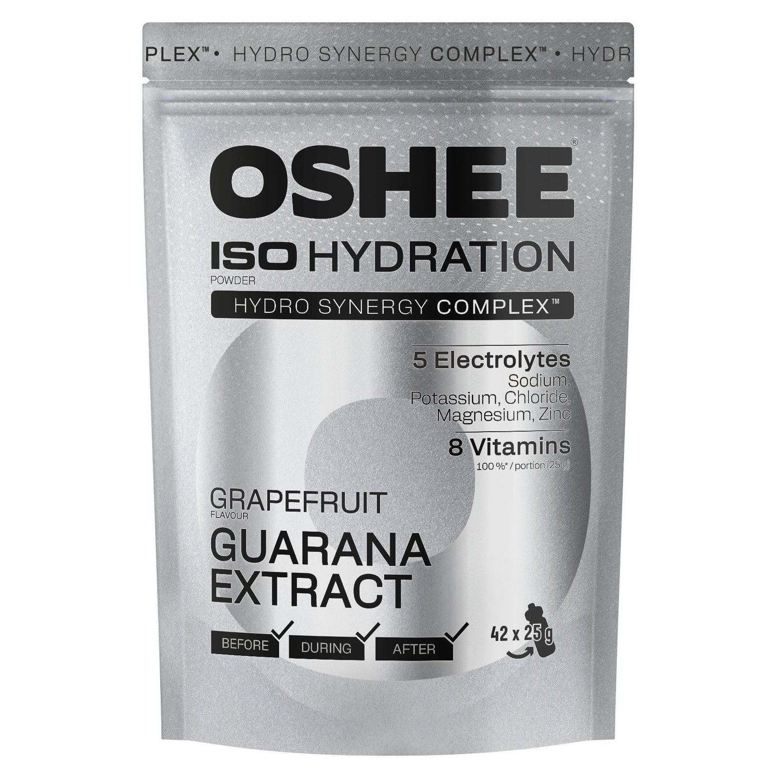 5905868422719 OSHEE Hydration Powder Grapefruit Doypack 1050g OSHEE Polska sp. z