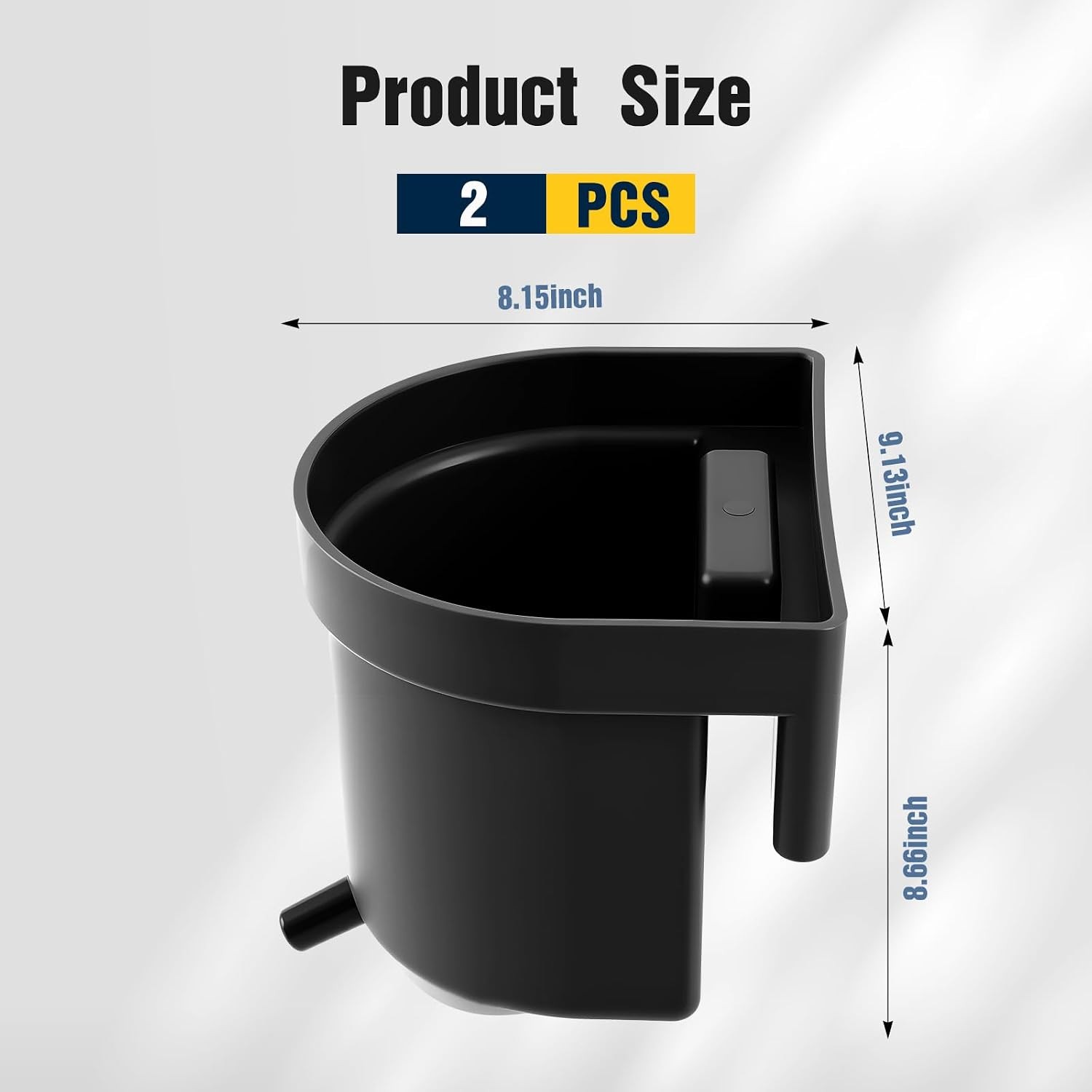 2 Pack 4 Quart Single Teat Calf Milk Feed Bucket Hook Over Hanging Calf Feeder
