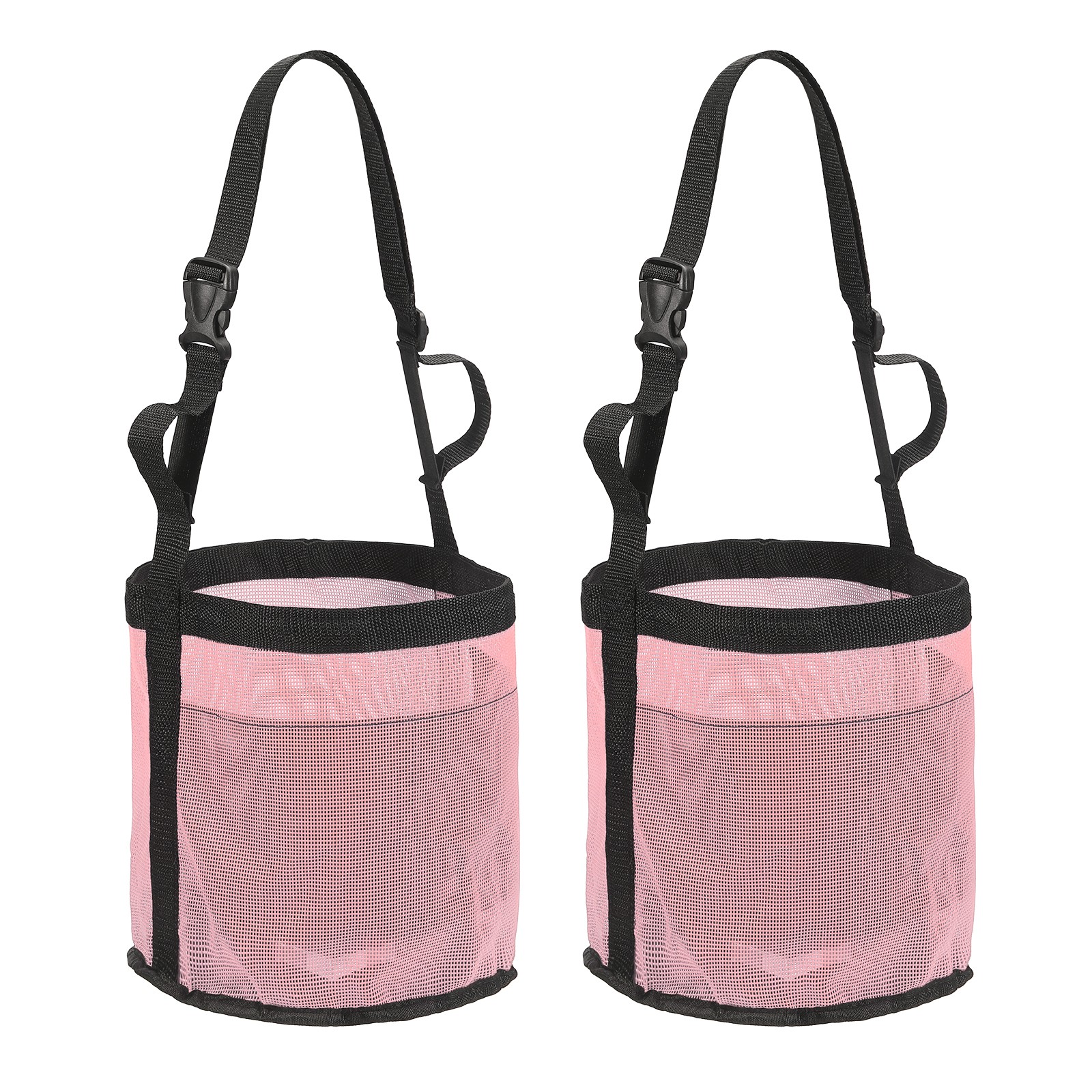 2Pcs Horse Feed Bag Pink M Intended for Horse Feeding Grain