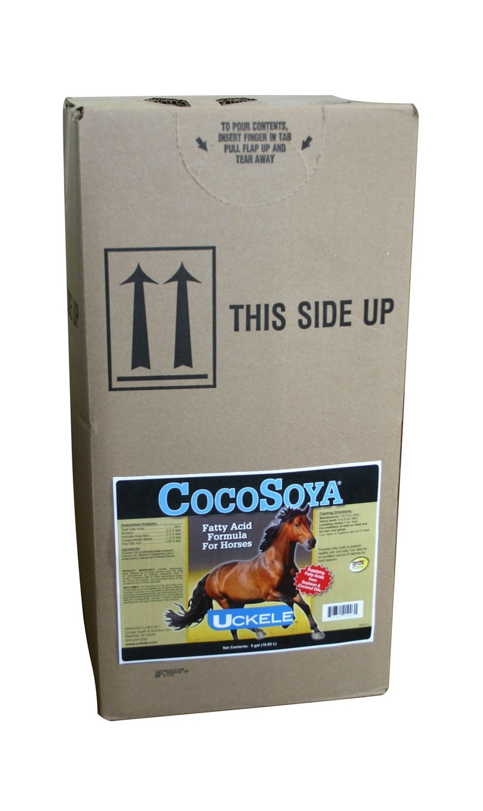 Uckele Cocosoya Oil, Fatty Acid Formula for Horses 5 Gallons