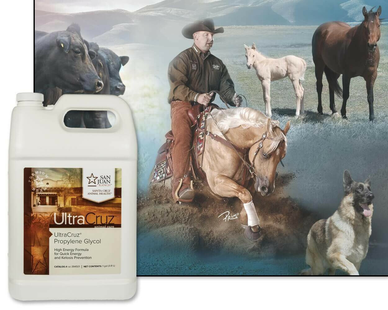 UltraCruz Livestock Propylene Glycol Supplement, 1 Gallon
