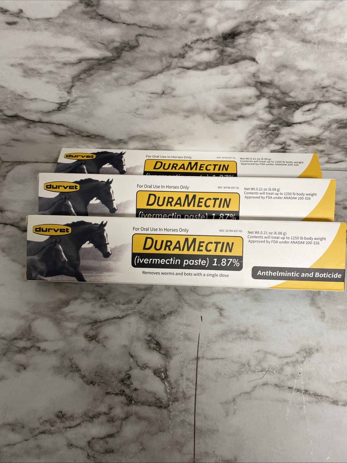 Duramectin Paste 1.87%, Set Of 3