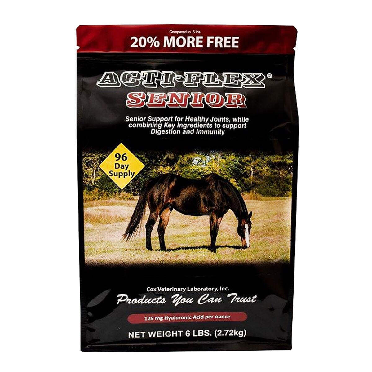New! ACTI-FLEX SENIOR Horse Supplement 6 lbs. For healthy joints & digestion