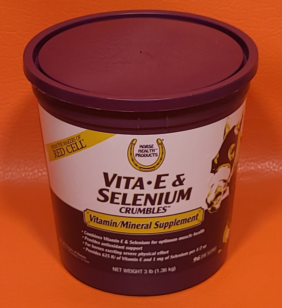 Vita E And Selenium Crumbles Horse Mineral Vitamin Supplement Supports Muscles
