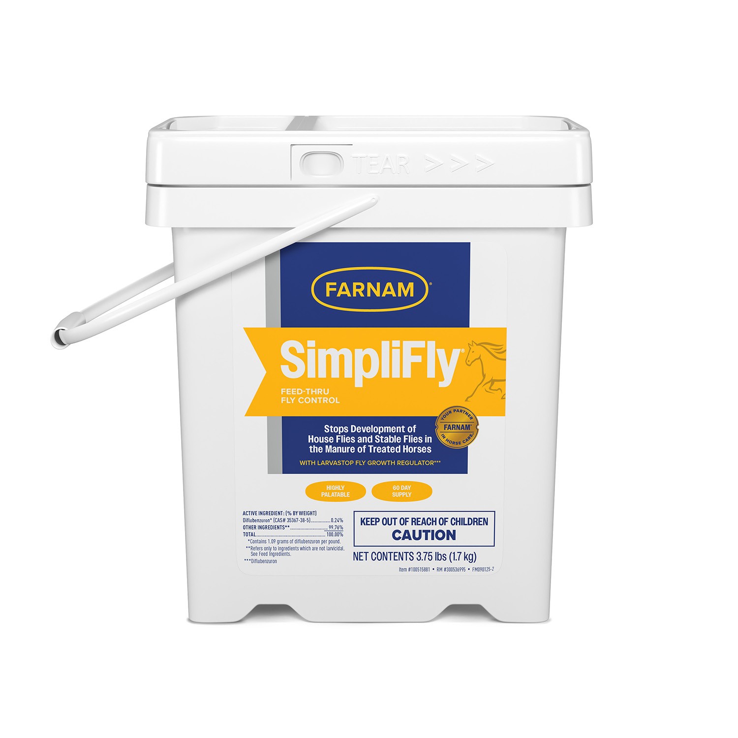 SimpliFly w/Larvastop Feed Control, 3.75 lb