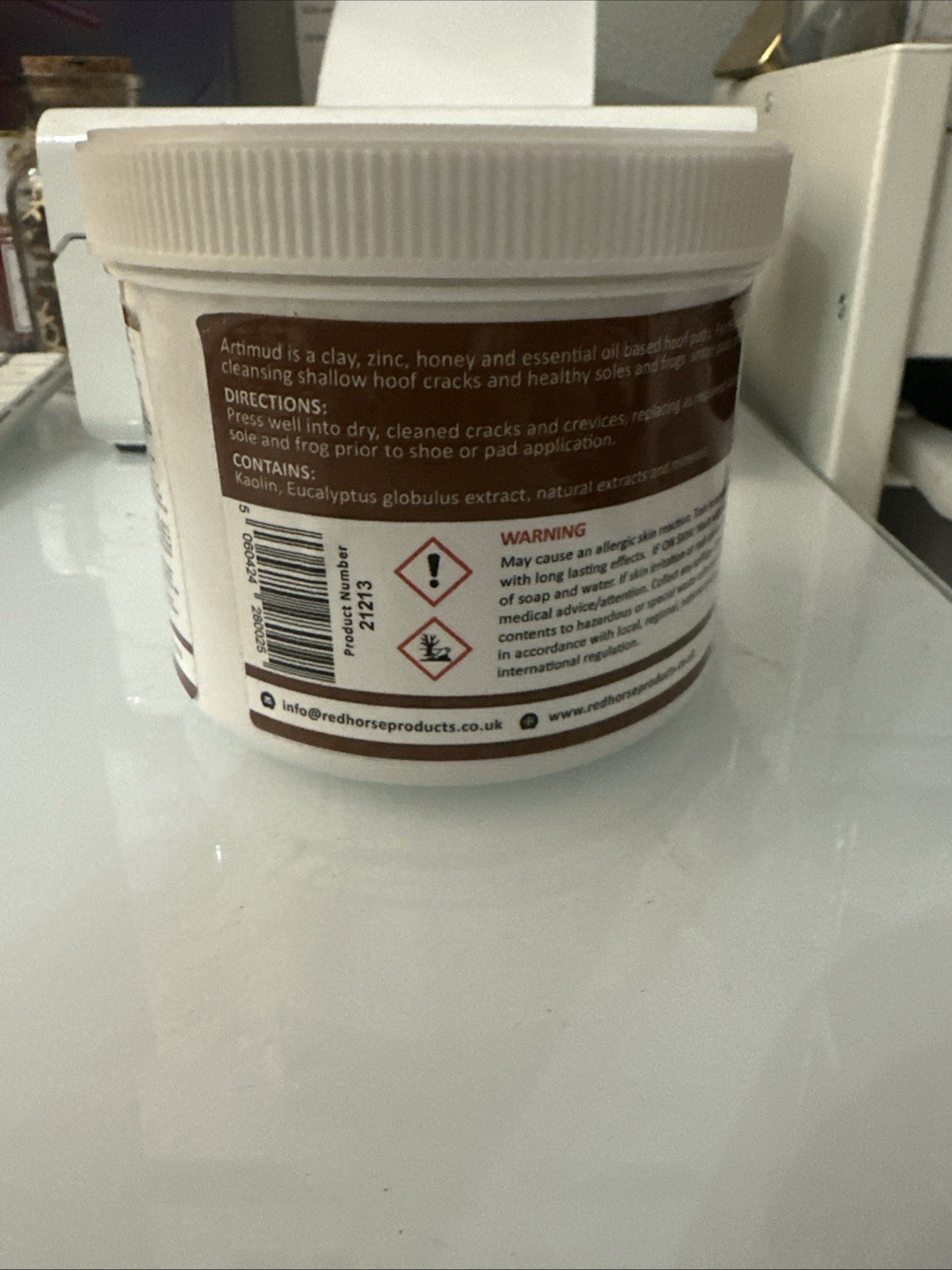 Artimud – Horse Hoof Putty | Thrush Treatment | 26.5 oz (750g) | Eucalyptus Hors
