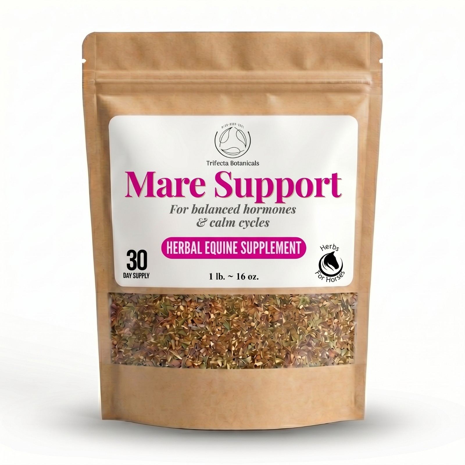 Moody Mare Support Herbal Horse Supplement – Natural Blend for Hormonal Balance