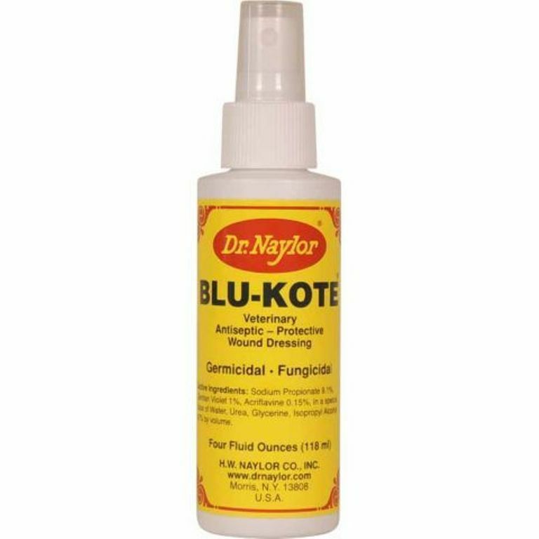 Dr. Naylor Blu-Kote with Pump Horse Dog 4oz Antiseptic & Protective Wound