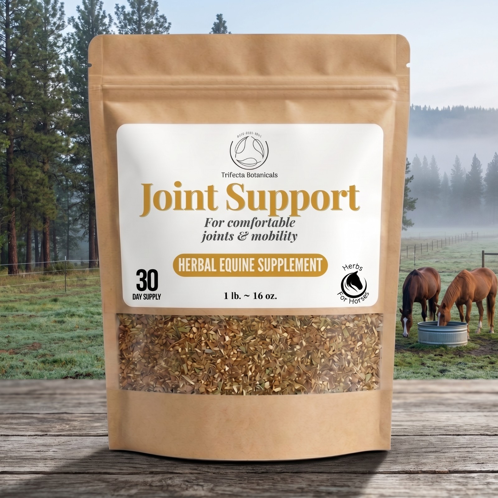 Joint Support Herbal Horse Supplement – Natural Mobility Blend for Horses