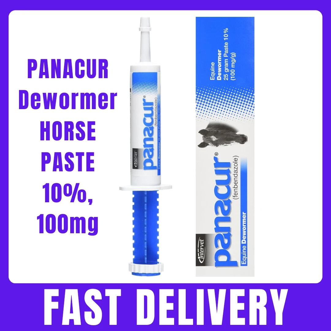 PANACUR Horse Dewormer Paste 10% 100mg – Equine Parasite Control Treatment