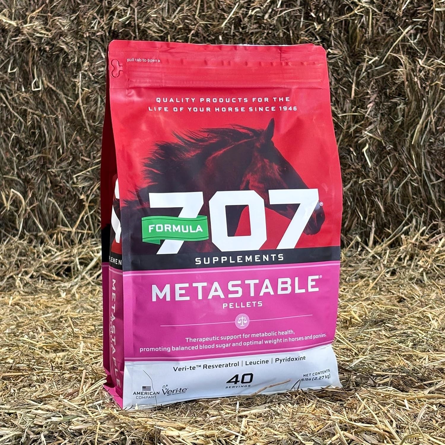 MetaStable Pellets for Horses Support for Laminitis Insulin Resistance Cushing’s