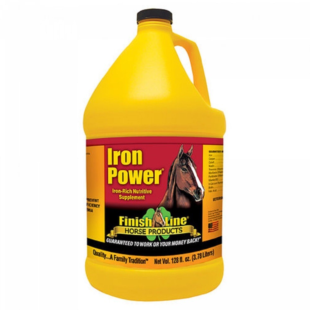 Finish Line Horse Products IRON POWER 128 oz. Supplement prevent iron deficiency