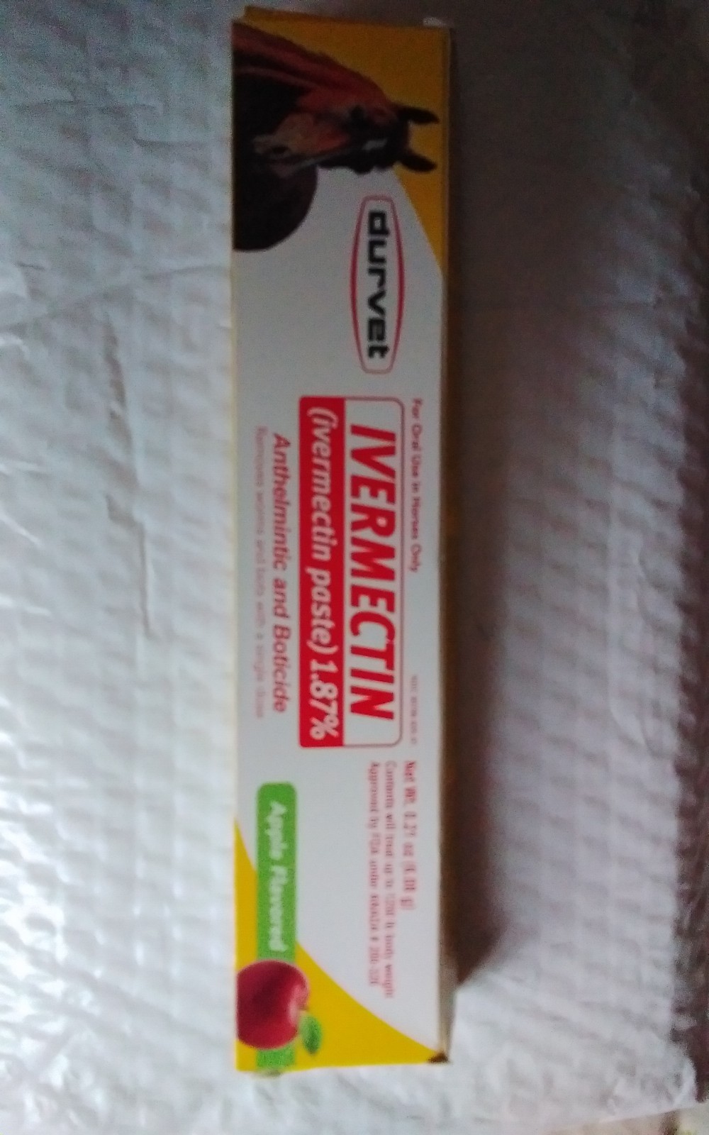 4 Pack New Paste Horse Dewormer Apple Flavor Equine