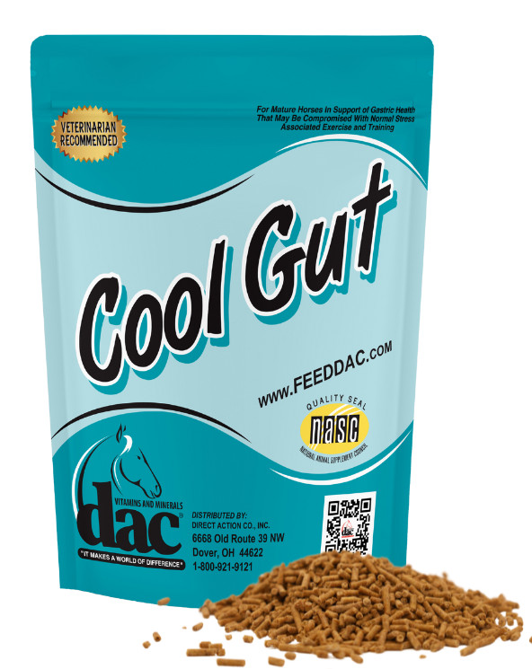 dac ~ COOL GUT 5LBS ~ For Mature Horses, Supports Gastric Health